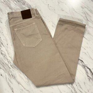 Tom Ford Waves Men's Size 36 Straight Khaki Corduroy Pants Trousers USA Cotton